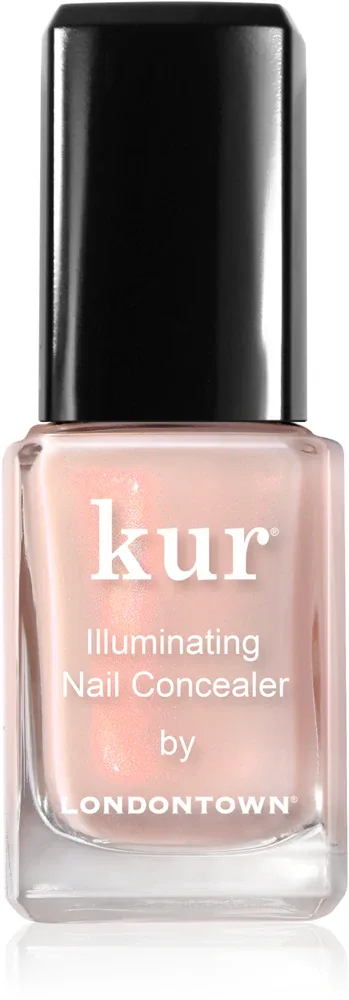LONDONTOWN Kur Illuminating Nail Concealer - Светящийся лак для ногтей, 12 мл, оттенок Bubble