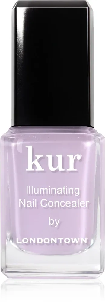 LONDONTOWN Kur Illuminating Nail Concealer - Светящийся лак для ногтей, 12 мл, оттенок Lavender
