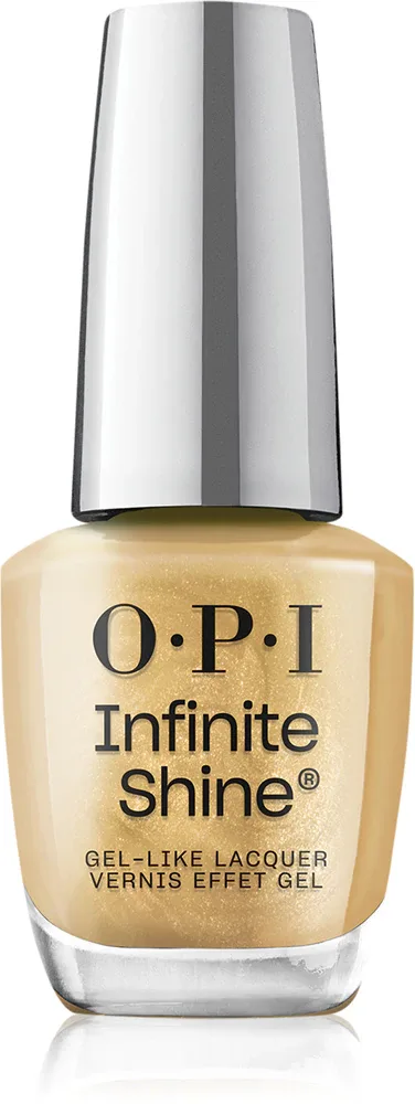 OPI Infinite Shine Silk - Лак для ногтей с гелевым эффектом Times Infinity, 15 мл, оттенок 24/7 Carat