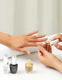 OPI Infinite Shine Silk - Лак для ногтей с гелевым эффектом Times Infinity, 15 мл, оттенок 24/7 Carat — фото 3