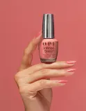 OPI Infinite Shine Silk - Лак для ногтей с гелевым эффектом Times Infinity, 15 мл, оттенок Megawatt Hot — фото 2