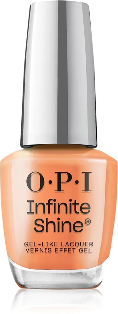 OPI Infinite Shine Silk - Лак для ногтей с гелевым эффектом Times Infinity, 15 мл, оттенок Always within Peach