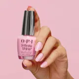 OPI Infinite Shine Silk - Лак для ногтей с гелевым эффектом Times Infinity, 15 мл, оттенок Faux-ever Yours — фото 3