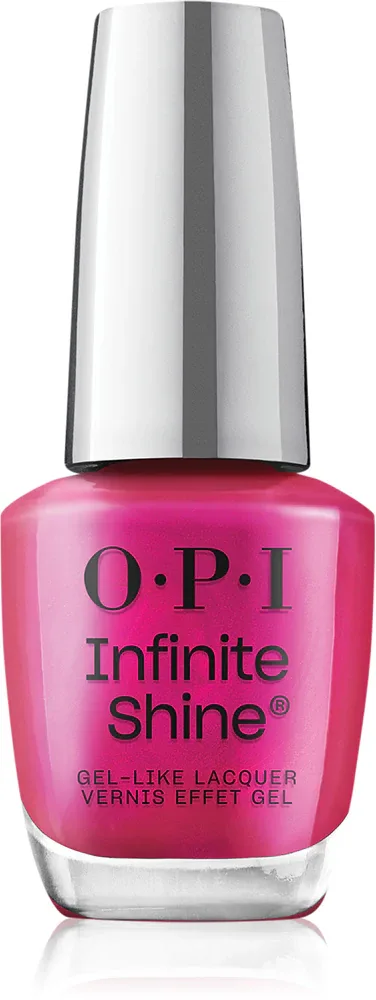 OPI Infinite Shine Silk - Лак для ногтей с гелевым эффектом Times Infinity, 15 мл, оттенок Pompeii Purple