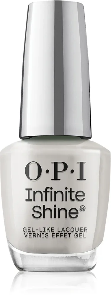 OPI Infinite Shine Silk - Лак для ногтей с гелевым эффектом Times Infinity, 15 мл, оттенок Gray it on Me