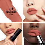 DIOR Rouge Dior - Помада для губ с долгим сроком носки, флакон с возможностью пополнения. оттенок 218 Rose Rose Velvet, 3 g — фото 2