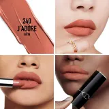 DIOR Rouge Dior - Помада для губ с долгим сроком носки, флакон с возможностью пополнения. оттенок 240 J'adore Satin, 3 g — фото 2