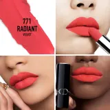 DIOR Rouge Dior - Помада для губ с долгим сроком носки, флакон с возможностью пополнения. оттенок 771 Radiant Velvet, 3 g — фото 2