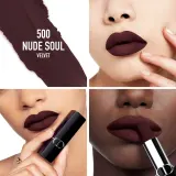 DIOR Rouge Dior - Помада для губ с долгим сроком носки, флакон с возможностью пополнения. оттенок 500 Nude Soul Velvet, 3 g — фото 2