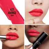 DIOR Rouge Dior - Помада для губ с долгим сроком носки, флакон с возможностью пополнения. оттенок 453 Adorée Satin, 3 g — фото 2
