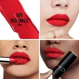 DIOR Rouge Dior - Помада для губ с долгим сроком носки, флакон с возможностью пополнения. оттенок 080 Red Smile Satin, 3 g — фото 2