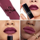 DIOR Rouge Dior - Помада для губ с долгим сроком носки, флакон с возможностью пополнения. оттенок 976 Daisy Plum Satin, 3 g — фото 2
