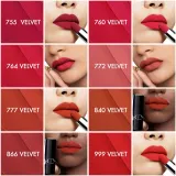 DIOR Rouge Dior - Помада для губ с долгим сроком носки, флакон с возможностью пополнения. оттенок 999 Satin, 3 g — фото 5