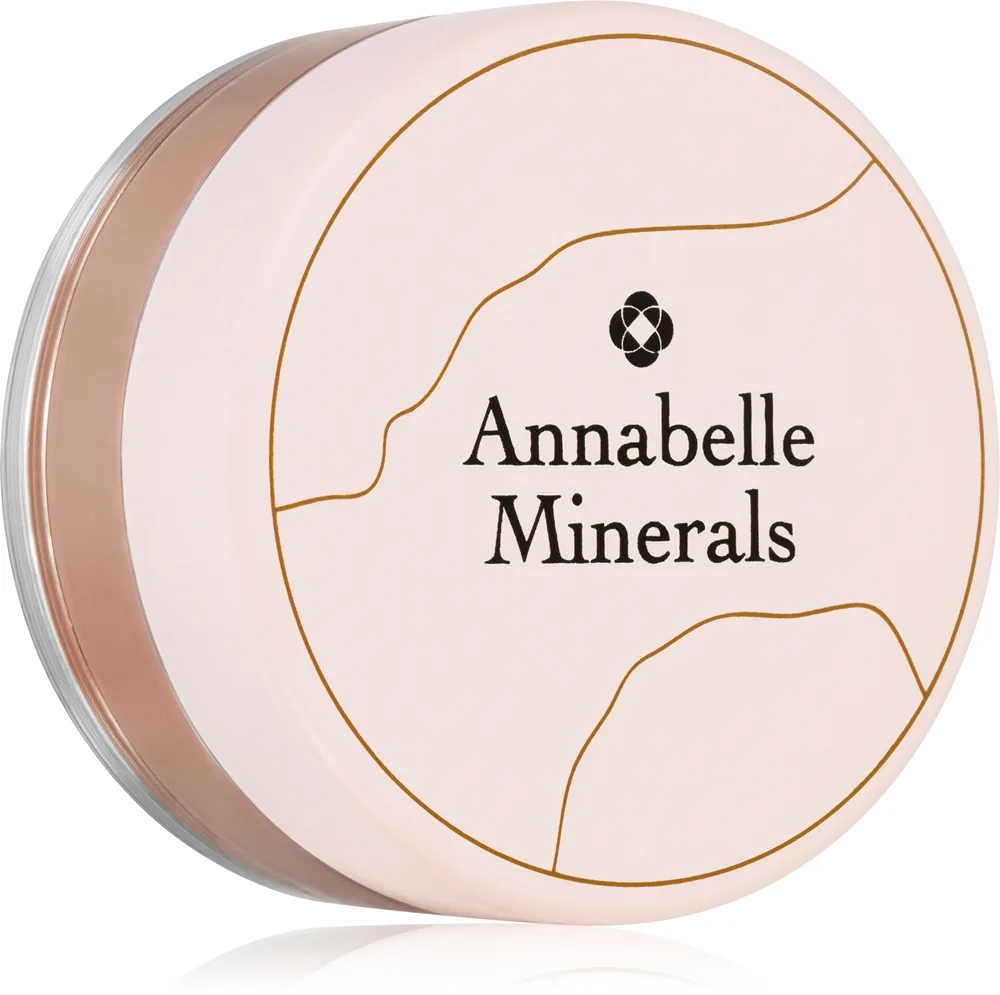Annabelle Minerals Luminous Mineral Blush - Розовый хайлатер для скул, 4 г, оттенок Peach Glow