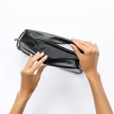 Notino Travel Collection Large Clear Organizer - Прозрачная косметичка L Black 26x14x8,5 cm, 1 szt. — фото 4