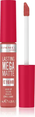 Rimmel Lasting Mega Matte - Легкая матовая помада в жидкой форме на 16 часов, 7 мл