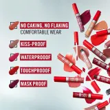 Rimmel Lasting Mega Matte - Легкая матовая помада в жидкой форме на 16 часов, 7 мл, оттенок Pink Blink — фото 7