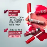 Rimmel Lasting Mega Matte - Легкая матовая помада в жидкой форме на 16 часов оттенок Rose & Shine, 7 ml — фото 8