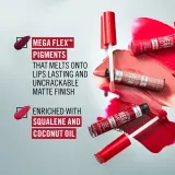 Rimmel Lasting Mega Matte - Легкая матовая помада в жидкой форме на 16 часов оттенок Coral Sass, 7 ml — фото 8