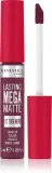 Rimmel Lasting Mega Matte - Легкая матовая помада в жидкой форме на 16 часов, 7 мл, оттенок Rock Me Purple — фото 1
