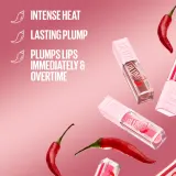 MAYBELLINE NEW YORK Lifter Plump - Блеск для губ с эффектом увеличения, 5 мл, оттенок 008 Hot Honey — фото 3