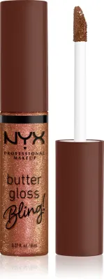 NYX Professional Makeup Butter Gloss Bling - Блеск для губ с блестящими частицами, 8 мл