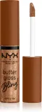 NYX Professional Makeup Butter Gloss Bling - Блеск для губ с блестящими частицами оттенок 04 Pay Me In Gold, 8 ml — фото 1