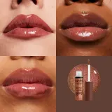 NYX Professional Makeup Butter Gloss Bling - Блеск для губ с блестящими частицами оттенок 08 HU$TLA, 8 ml — фото 2