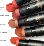 Nudestix Nudies Matte - Многофункциональный косметический продукт для макияжа глаз, губ и лица, 7 г, оттенок Nude Peach — фото 3