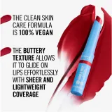Rimmel Kind & Free - Тонирующий бальзам для губ оттенок 005 Turbo Red, 1 g — фото 7