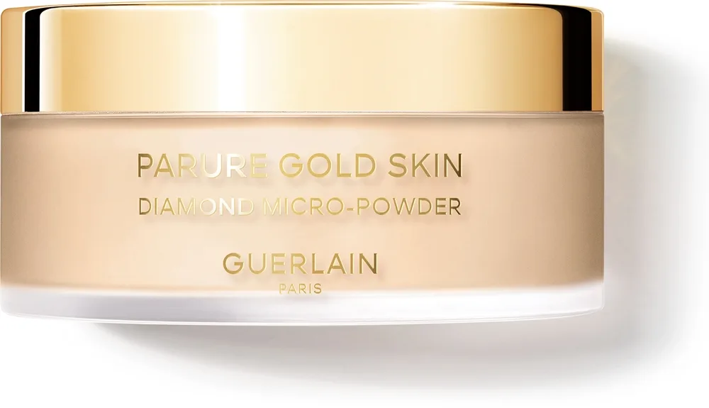 GUERLAIN Parure Gold Skin Diamond Micro-Powder - Розовая светящаяся пудра оттенок 03 Medium / Moyen, 35 g