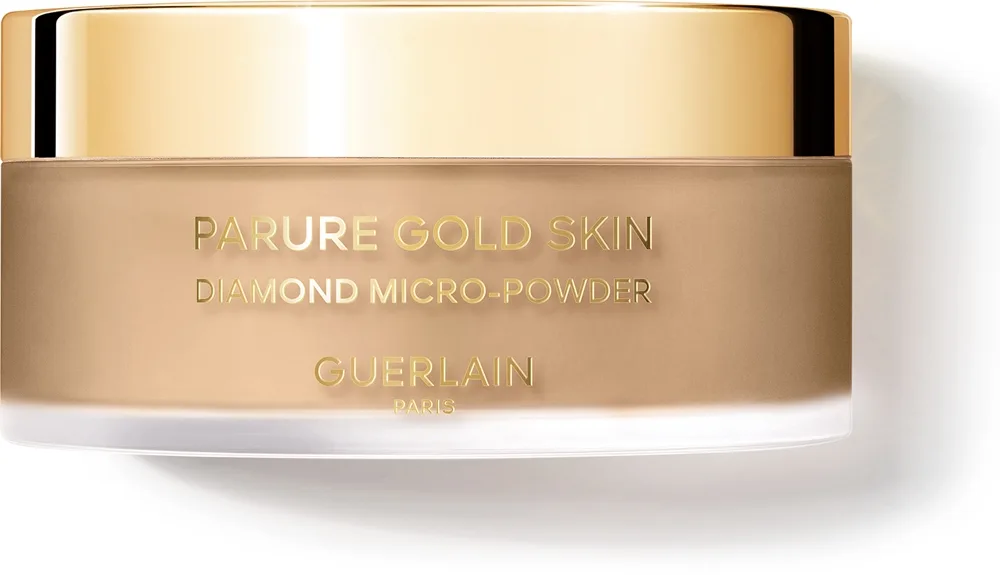 GUERLAIN Parure Gold Skin Diamond Micro-Powder - Розовая светящаяся пудра оттенок 04 Deep / Foncé, 35 g