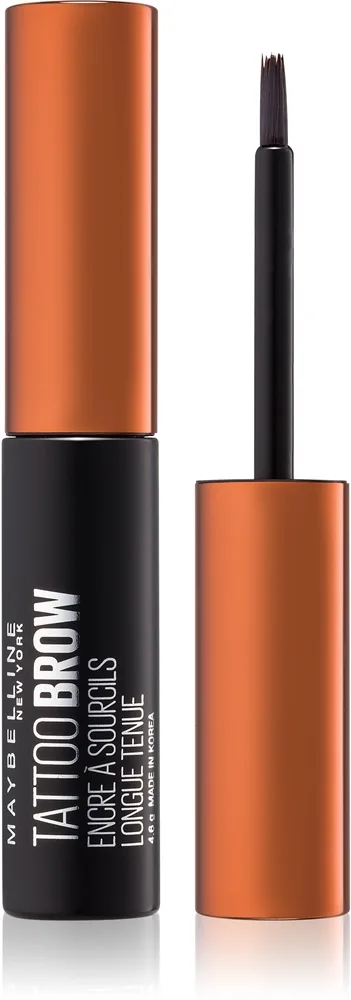 MAYBELLINE NEW YORK Tattoo Brow - Полуперманентная гелевая краска для бровей, 4 г, оттенок Medium Brown