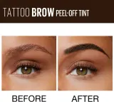 MAYBELLINE NEW YORK Tattoo Brow - Полуперманентная гелевая краска для бровей оттенок Dark Brown, 4 g — фото 6