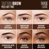 MAYBELLINE NEW YORK Tattoo Brow - Полуперманентная гелевая краска для бровей оттенок Dark Brown, 4 g — фото 7