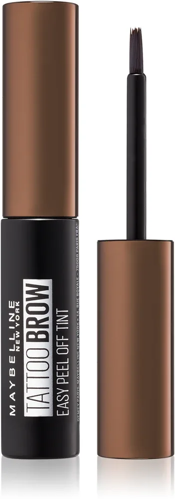 MAYBELLINE NEW YORK Tattoo Brow - Полуперманентная гелевая краска для бровей, 4 г, оттенок Chocolate Brown