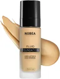 NOBEA Day-to-Day Fluid Foundation - Тональная основа: Трвалый подклад, 28 мл, оттенок 03 Golden beige — фото 4