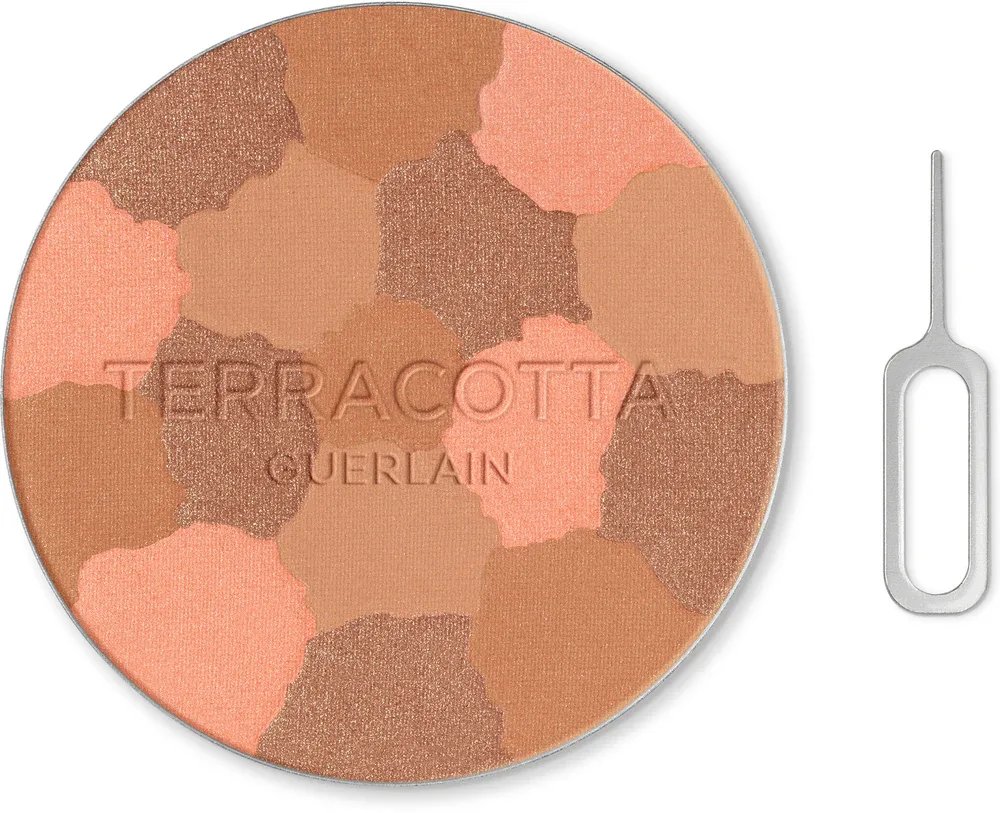 GUERLAIN Terracotta Light - Розово-светящий бронзирующий порошок - заполнитель, 10 г, оттенок 03 Medium Warm