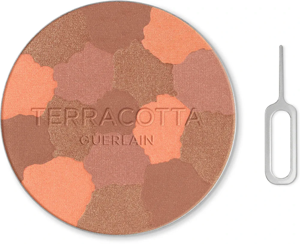 GUERLAIN Terracotta Light - Розово-светящий бронзирующий порошок - заполнитель, 10 г, оттенок 05 Deep Warm