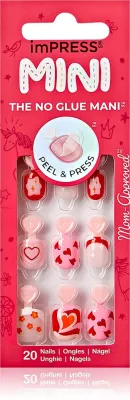 KISS imPRESS Mini - Самоклеящиеся искусственные ногти, 28 шт