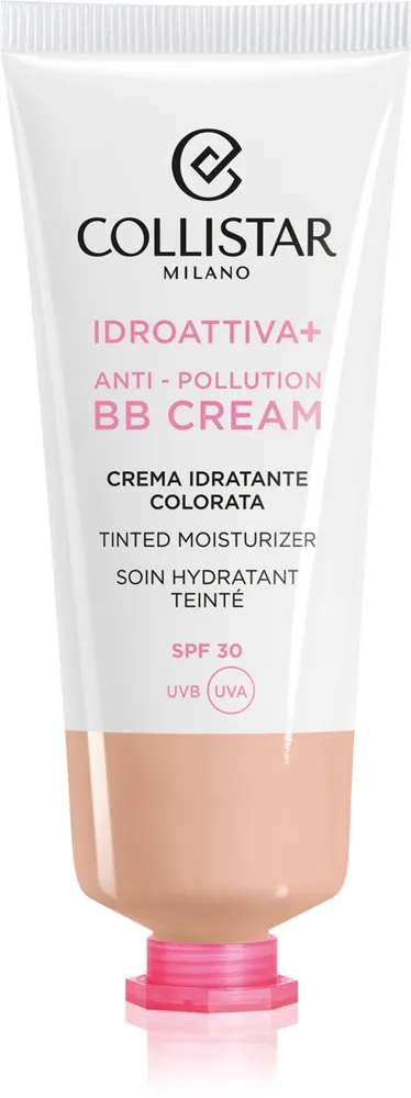 Collistar Face IDROATTIVA+ Tinted Moisturizer - Тонирующий крем с SPF 30, увлажняющий, 50 мл, оттенок 1 Light