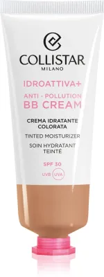 Collistar Face IDROATTIVA+ Tinted Moisturizer - Тонирующий крем с SPF 30, увлажняющий, 50 мл