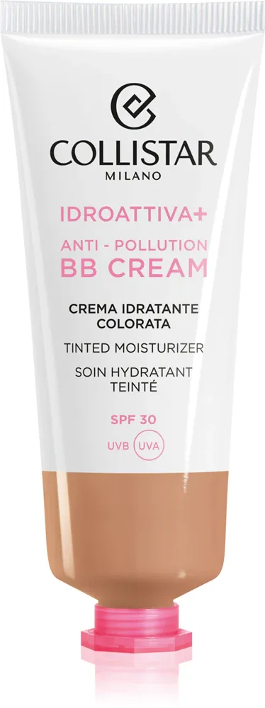 Collistar Face IDROATTIVA+ Tinted Moisturizer - Тонирующий крем с SPF 30, увлажняющий оттенок 3 Dark, 50 ml