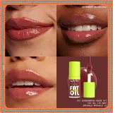 NYX Professional Makeup Gingerbaddie Land Fat Oil - Блеск для губ, 0 — фото 4