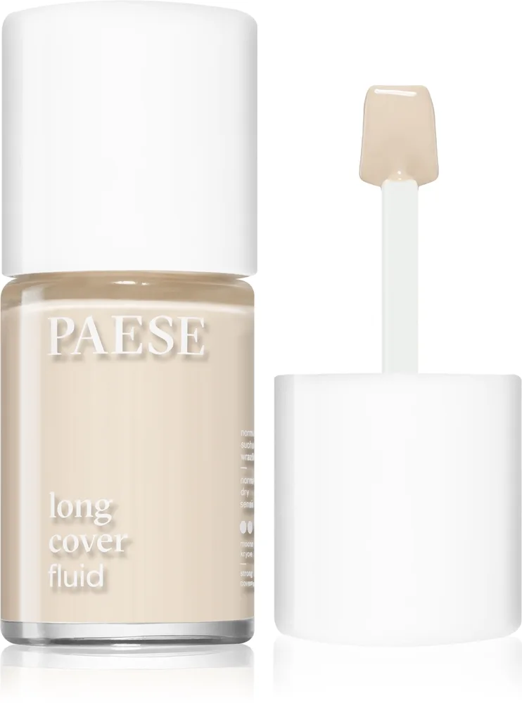Paese Long Cover Fluid - Тональная основа в жидкой текстуре оттенок 0 Nude, 30 ml