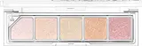 Unleashia Mood Shower Face Palette - Палетка теней для век: палетка с тенями для век и хайлайтерами с жемчужным сиянием, 1 шт, оттенок NO.100 Ballerina — фото 2