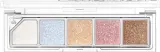 Unleashia Mood Shower Face Palette - Палетка теней для век: палетка с тенями для век и хайлайтерами с жемчужным сиянием оттенок NO.101 Ballerino, 1 szt. — фото 2