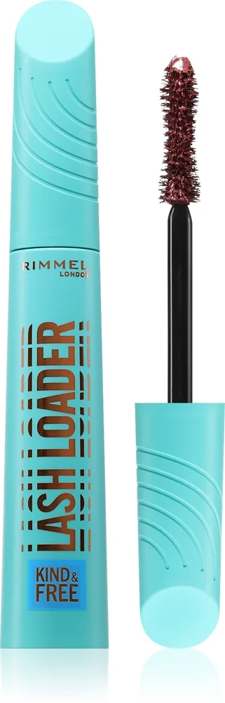 Rimmel Kind & Free Lash Loader - Тушь для ресниц, утолщающая, 9 мл, оттенок 003 Aubergine