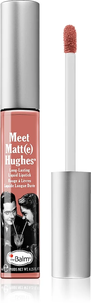 theBalm Meet Matt(e) Hughes Long Lasting Liquid Lipstick - Долговременная жидкая помада, 7 мл, оттенок Patient