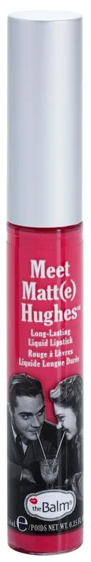 theBalm Meet Matt(e) Hughes Long Lasting Liquid Lipstick - Долговременная жидкая помада оттенок Chivalrous, 7 ml